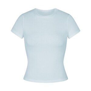 SKIMS LIMITED EDITION OPAL COTTON RIB T SHIRT